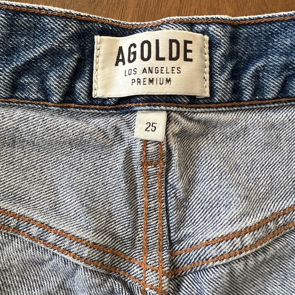 AGOLDE Feel Good Distressed High Rise Jeans Size 25 - Picture 6 of 6